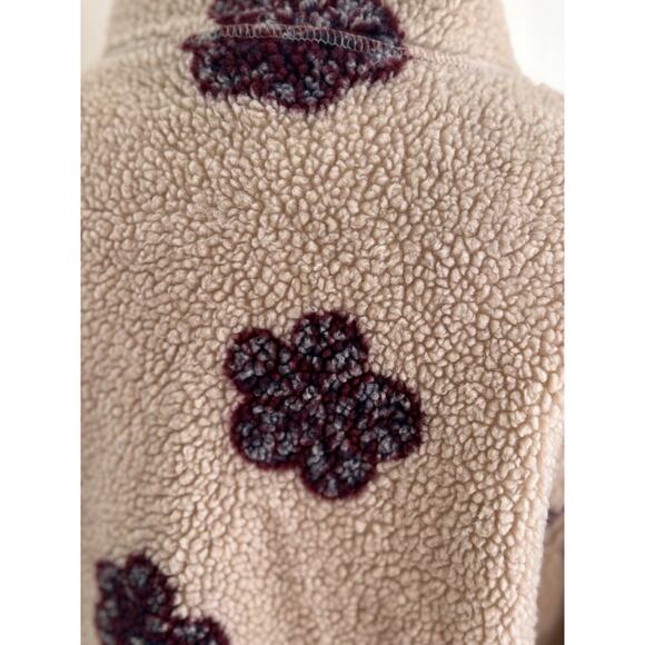 Vintage 90's Disney Store Fleece Winne the Pooh Floral Jacket Size M - Picture 6 of 7